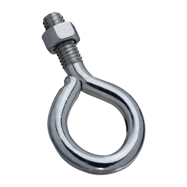 National Hardware National Hardware 3/8 in. X 3 in. L Zinc-Plated Steel Eyebolt Nut Included N221-259 - main